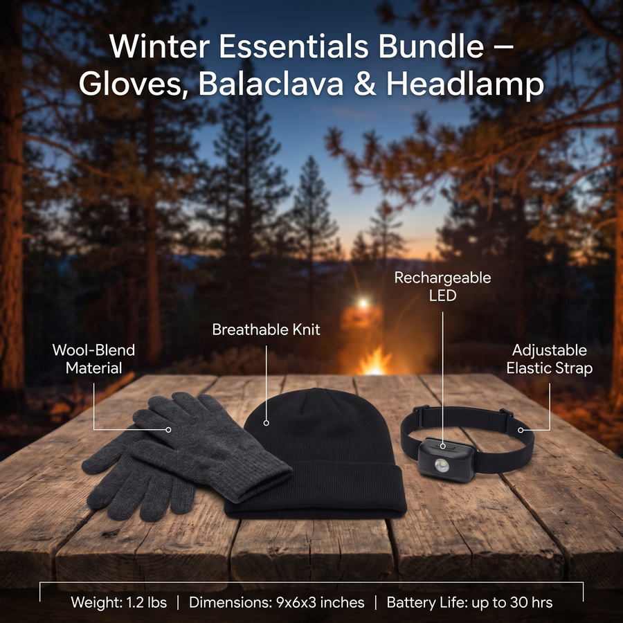 Winter Essentials Bundle – Gloves – product view 3 | Great Lakes Outdoor