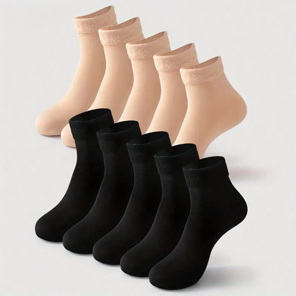 Winter Socks 10 Pairs Thick Thermal Lined Warm Cotton Socks