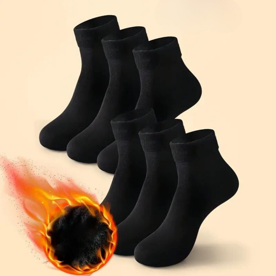 Winter Socks 10 Pairs Thick Thermal Lined Warm Cotton Socks – product view 3 | Great Lakes Outdoor