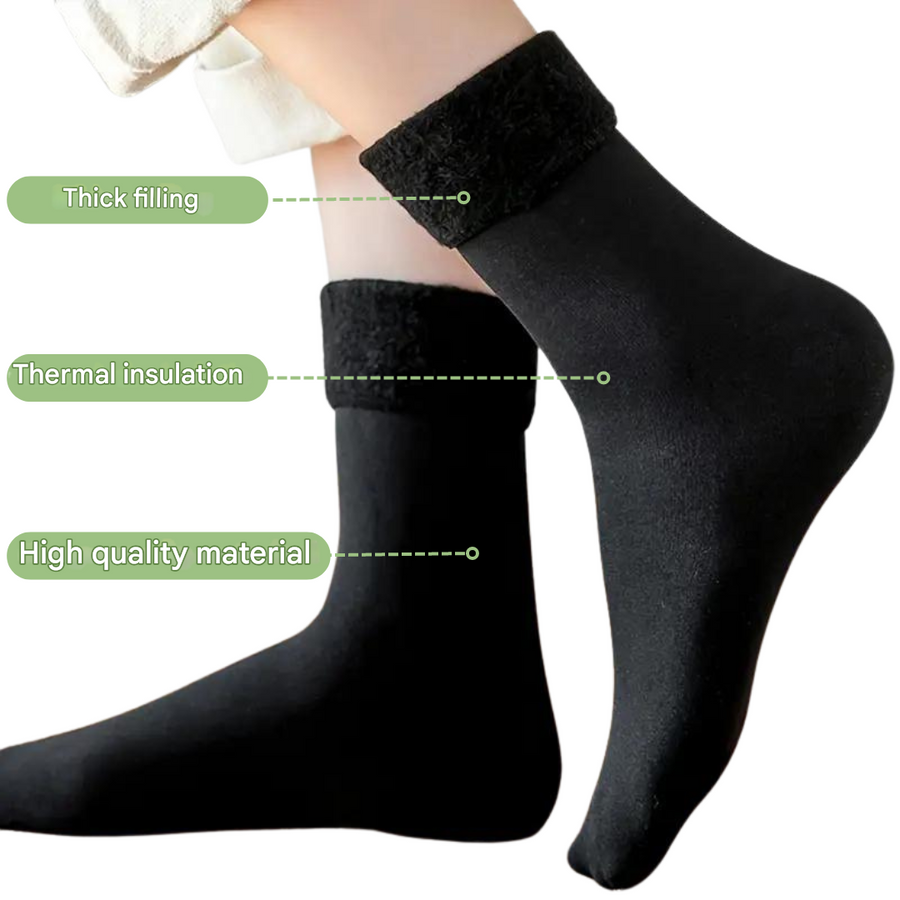 Winter Socks 10 Pairs Thick Thermal Lined Warm Cotton Socks – product view 6 | Great Lakes Outdoor
