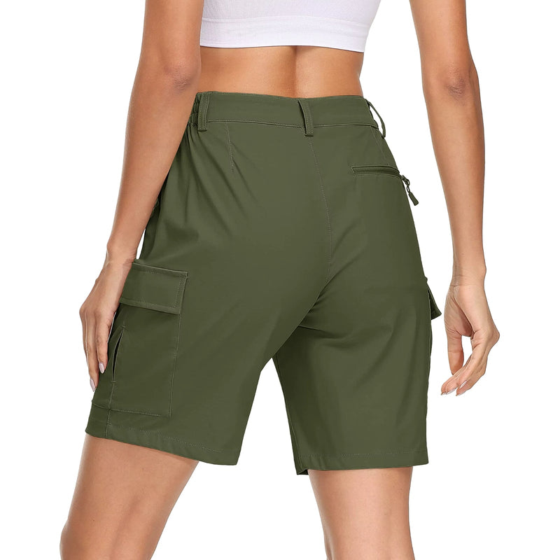 Women's Cargo Hiking Shorts Lightweight Quick-Dry Outdoor Trekking Shorts – product view 4 | Great Lakes Outdoor