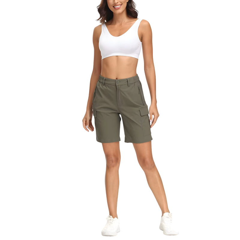 Women's Cargo Hiking Shorts Lightweight Quick-Dry Outdoor Trekking Shorts – product view 5 | Great Lakes Outdoor
