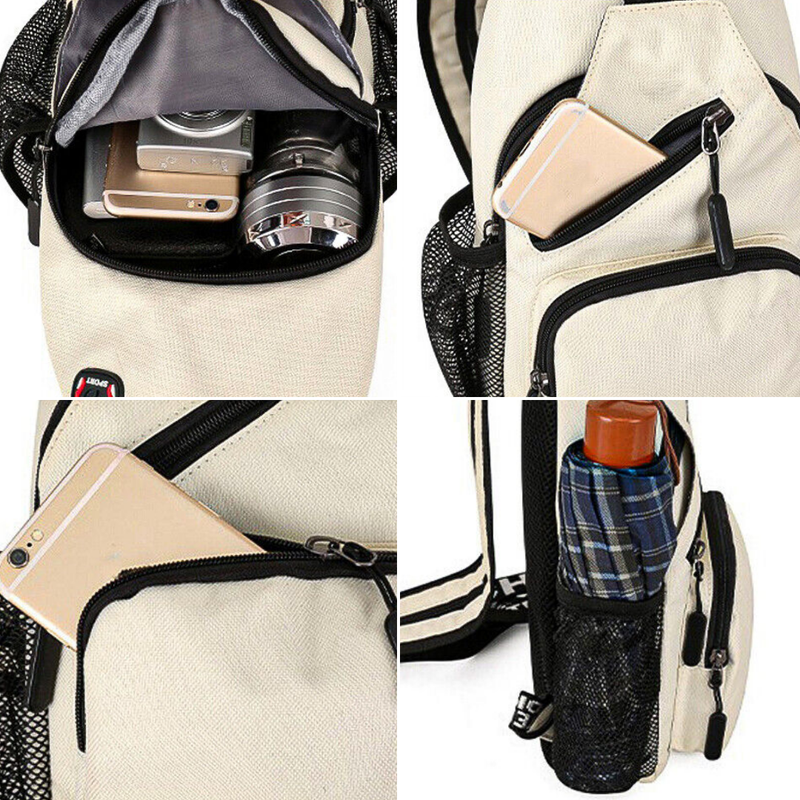 Women’s Crossbody Bag Outdoor Canvas Travel Shoulder Sling Bag – product view 8 | Great Lakes Outdoor