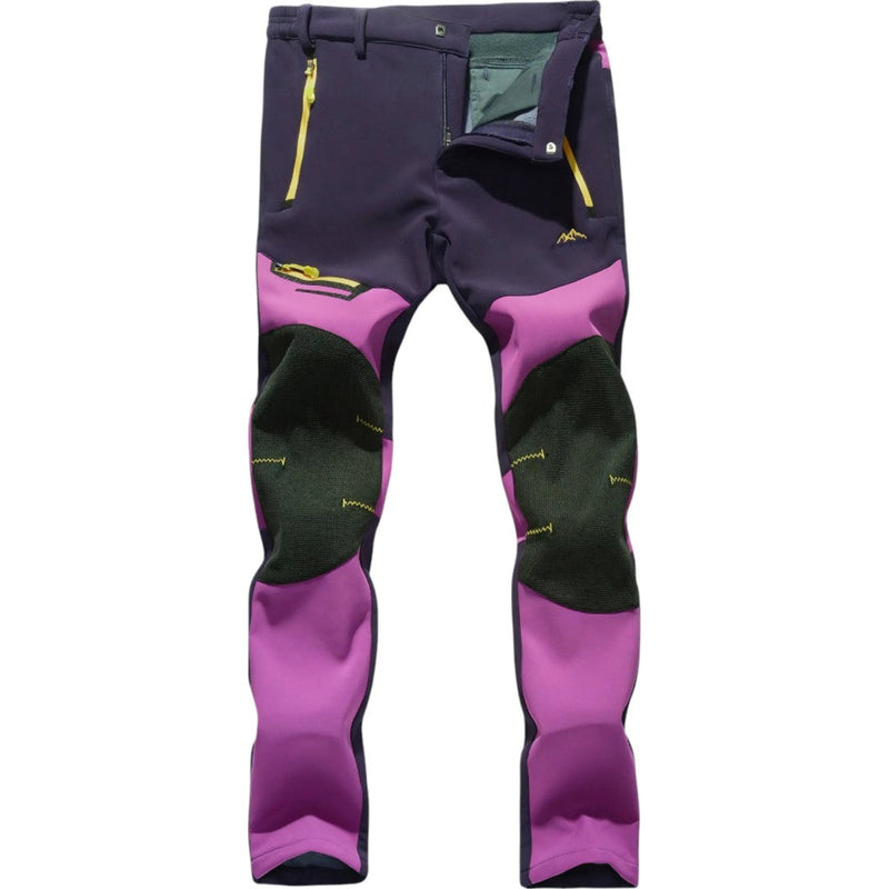 Women's Fleece Lined Hiking Pants Warm Windproof Outdoor Trousers – product view 9 | Great Lakes Outdoor