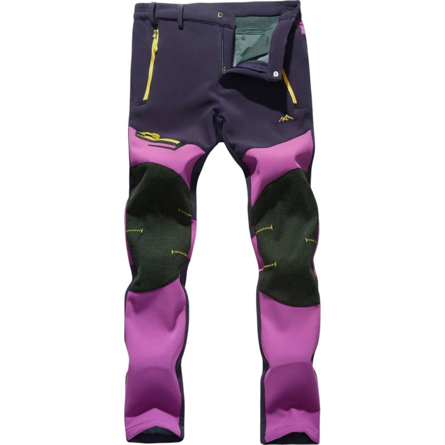 Women's Fleece Lined Hiking Pants Warm Windproof Outdoor Trousers – product view 9 | Great Lakes Outdoor