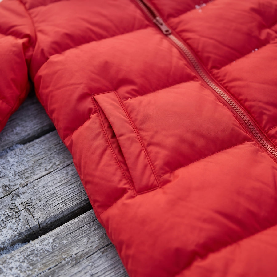 Women's Long Puffer Coat Hooded Quilted Knee Length Winter Jacket, product photo 4