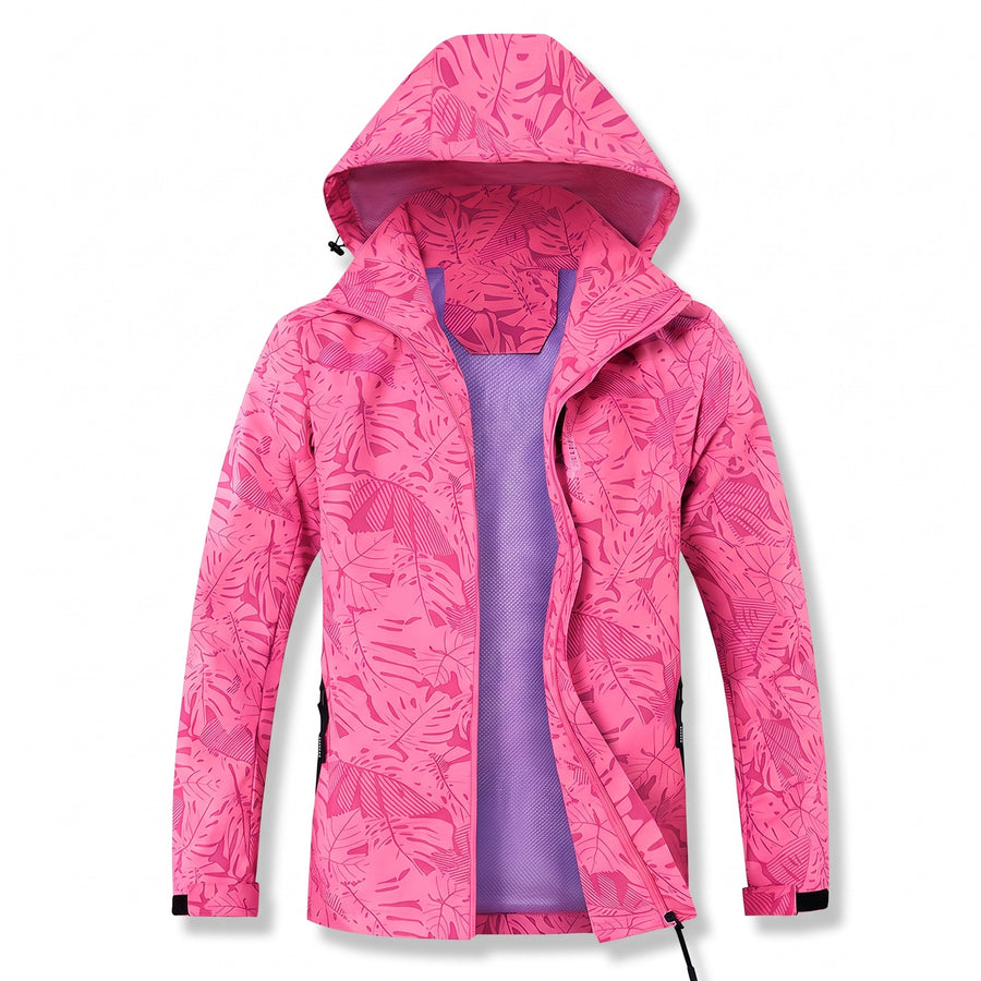 Women's Outdoor Sport Jacket Detachable Hood Single Layer Zip, product photo 7
