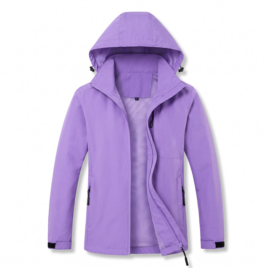 Women's Outdoor Sport Jacket Detachable Hood Single Layer Zip, product photo 10
