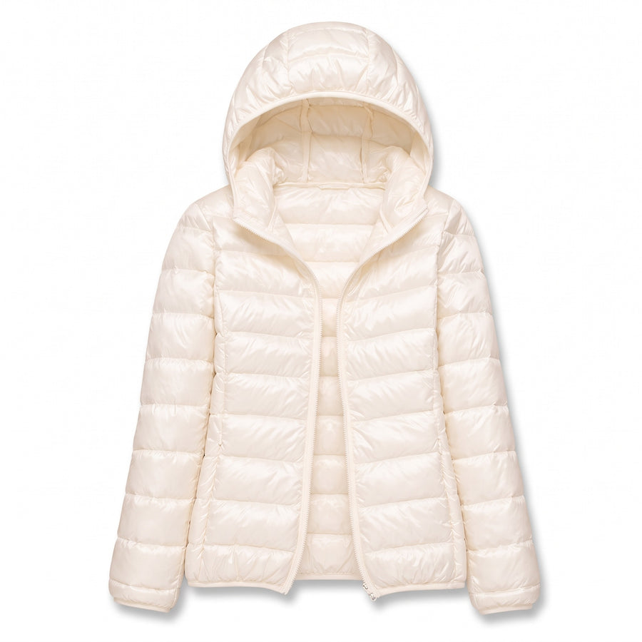 Women's Packable Down Jacket Lightweight Hooded Puffer Coat, product photo 15