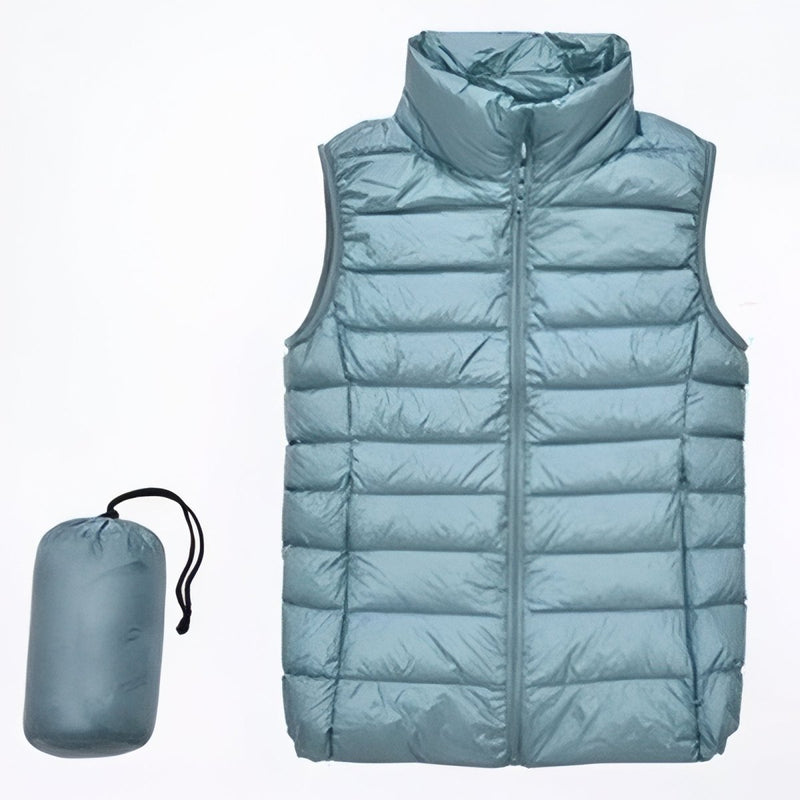 Women's Packable Down Vest Lightweight Warm Outdoor Layer – product view 7 | Great Lakes Outdoor