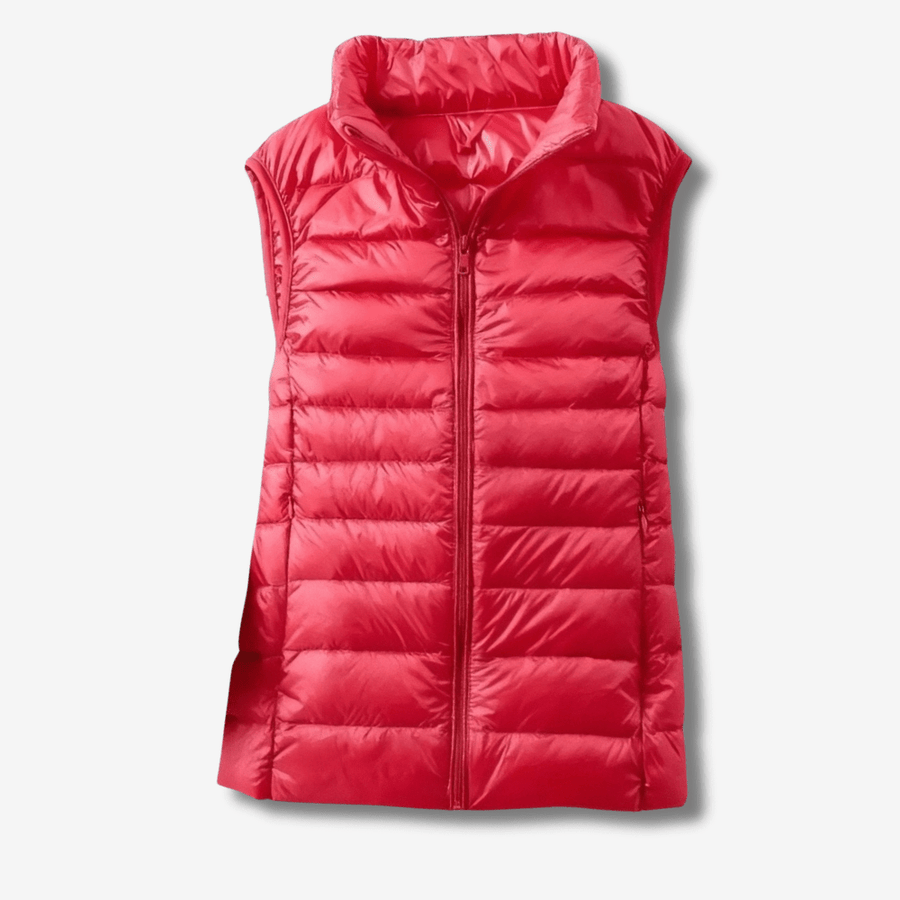 Women's Packable Down Vest Lightweight Warm Outdoor Layer – product view 9 | Great Lakes Outdoor