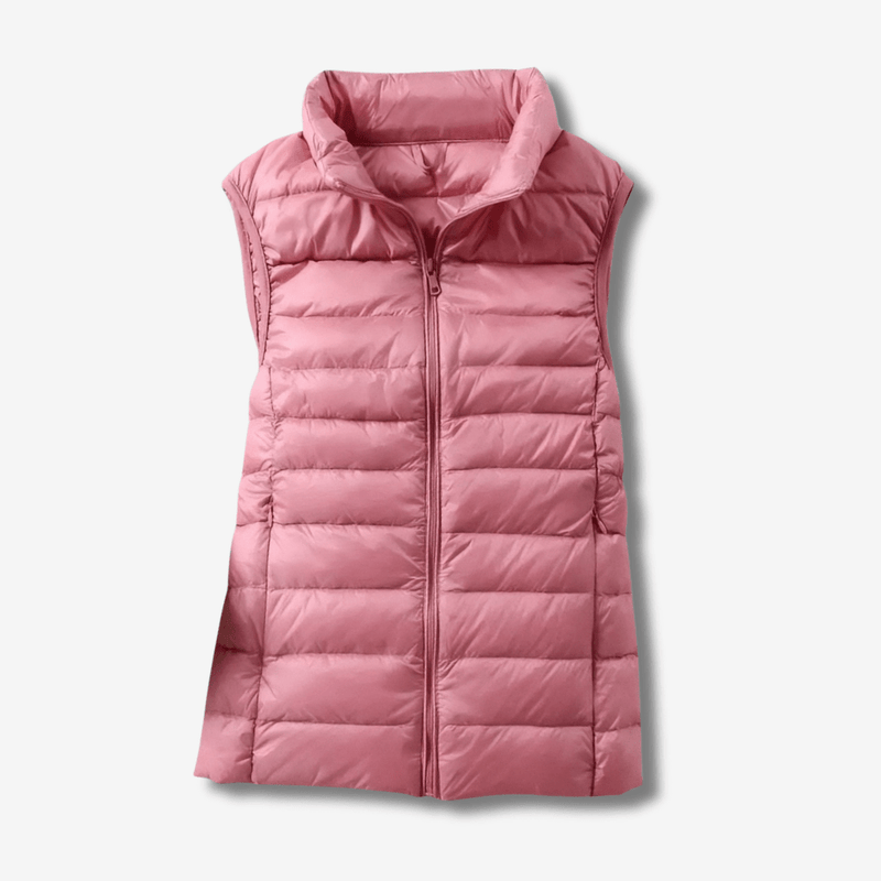 Women's Packable Down Vest Lightweight Warm Outdoor Layer – product view 11 | Great Lakes Outdoor