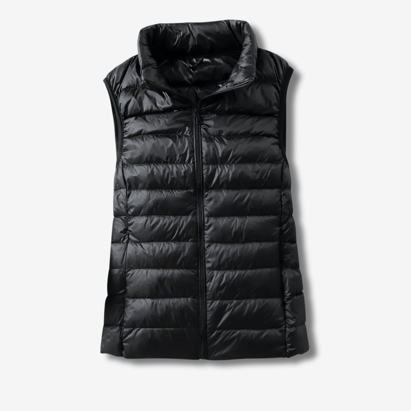 Women's Packable Down Vest Lightweight Warm Outdoor Layer – product view 12 | Great Lakes Outdoor
