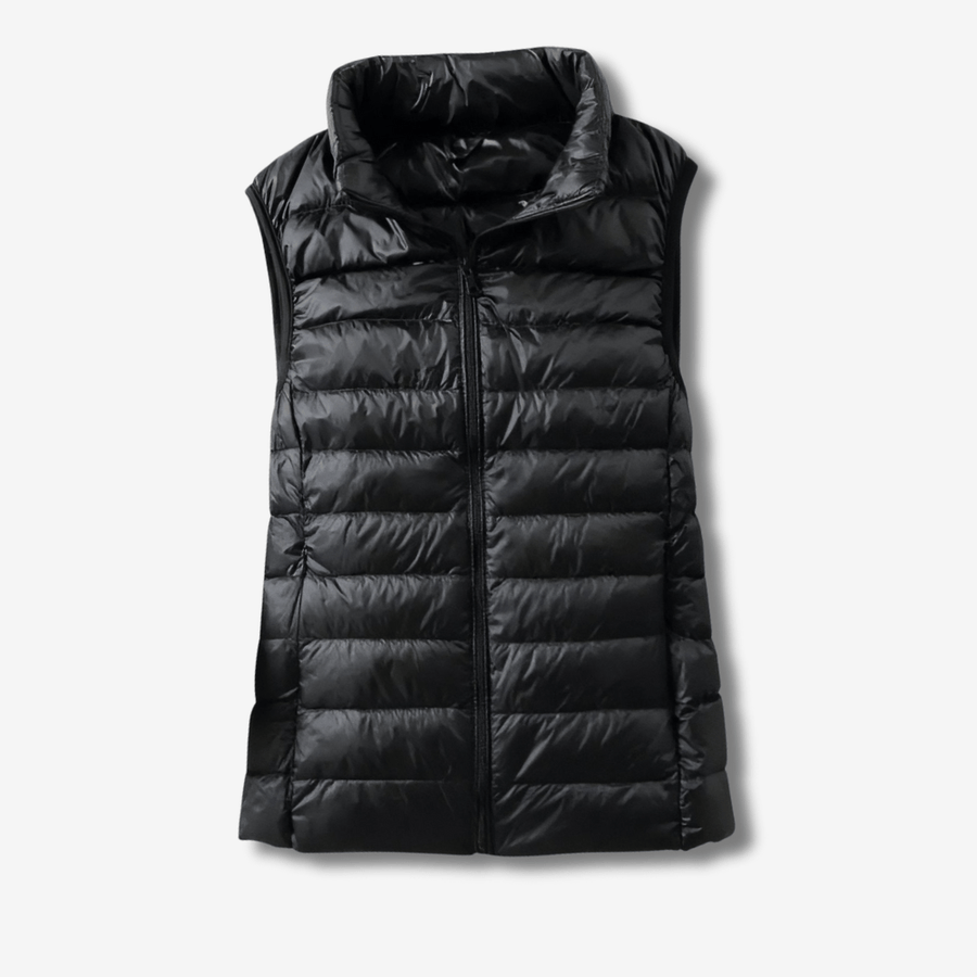 Women's Packable Down Vest Lightweight Warm Outdoor Layer – product view 12 | Great Lakes Outdoor