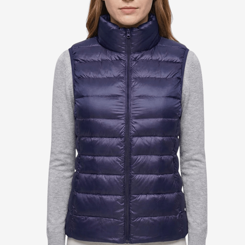 Women's Packable Down Vest Lightweight Warm Outdoor Layer – product view 19 | Great Lakes Outdoor