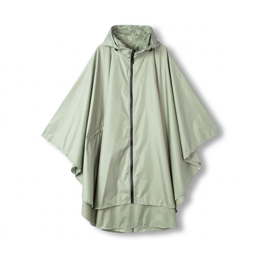 Women’s Rain Poncho Waterproof Breathable Packable Hooded Cape, product photo 6