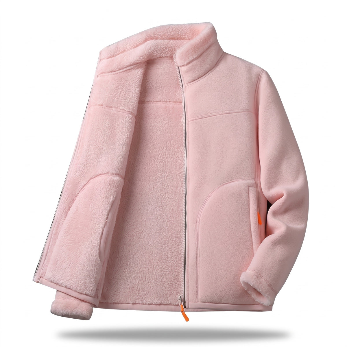 Women's Reversible Winter Coat Thickened Fluffy Warm Casual Jacket, product photo 1