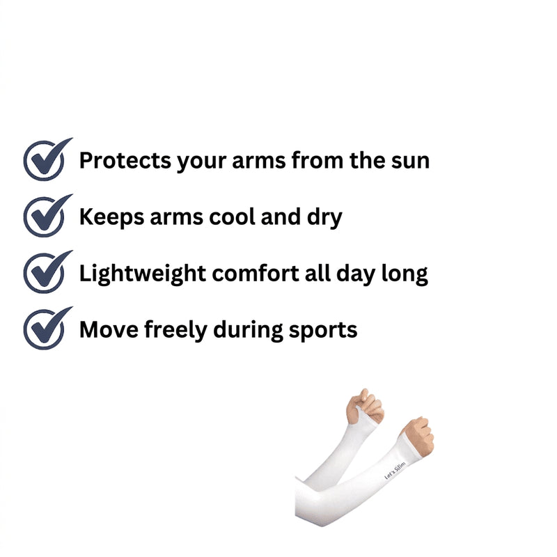 Women's Sun Protection Sleeves Breathable Cooling Outdoor Arm Covers – product view 3 | Great Lakes Outdoor