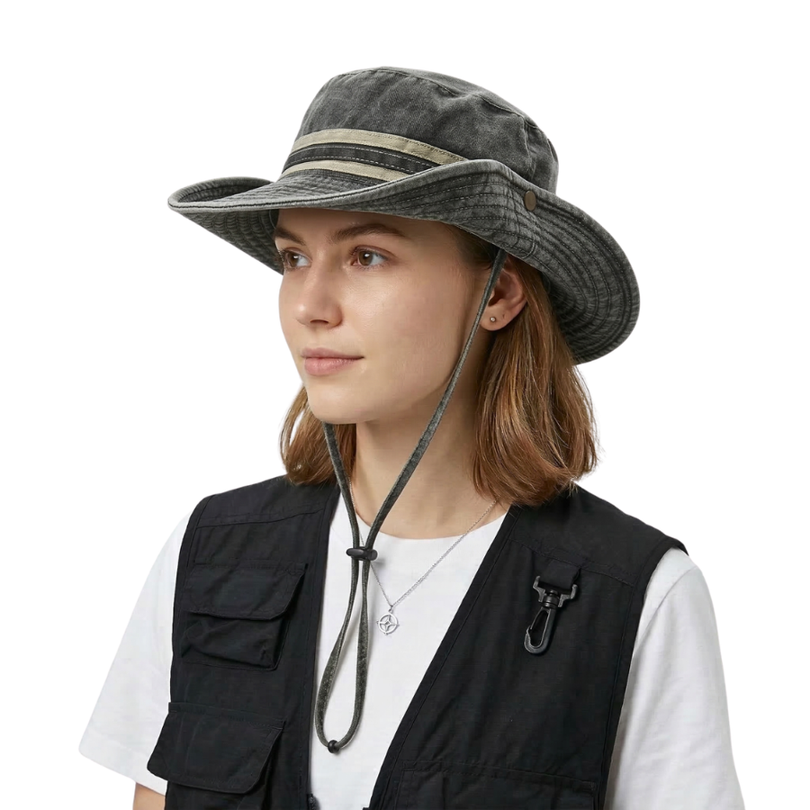Women's UPF Sun Hat Breathable Packable Wide Brim Cap – product view 4 | Great Lakes Outdoor