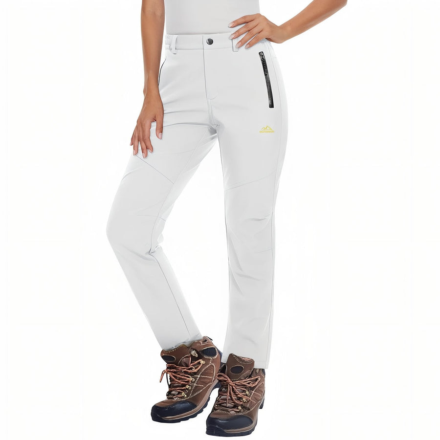 Women's Warm Waterproof Hiking Pants Winter Outdoor Fleece-Lined Trousers – product view 1 | Great Lakes Outdoor