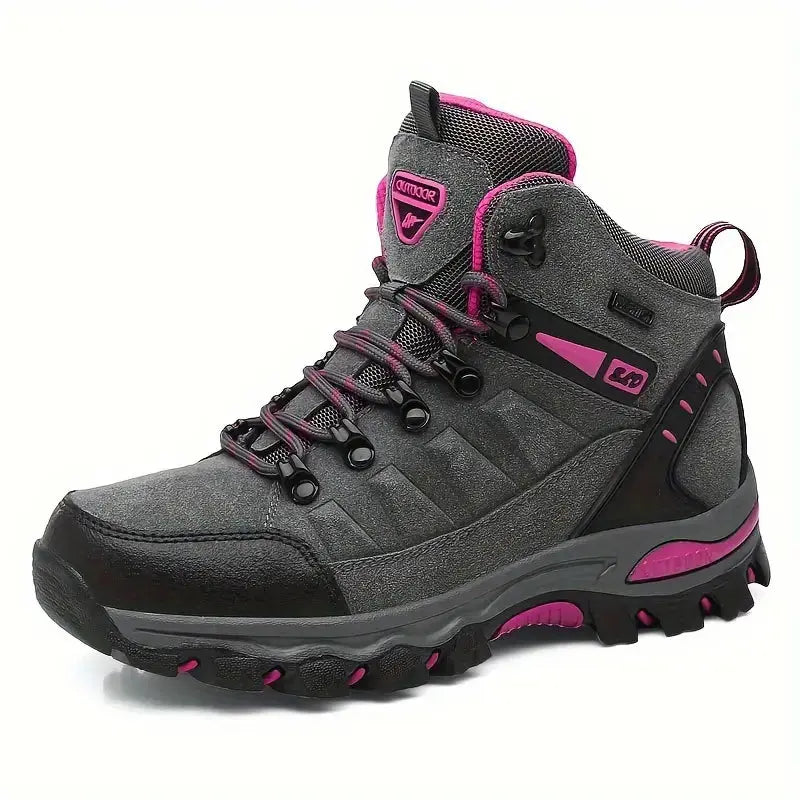 Women’s Waterproof Hiking Boots Wide Fit Supportive Outdoor Shoes – product view 5 | Great Lakes Outdoor