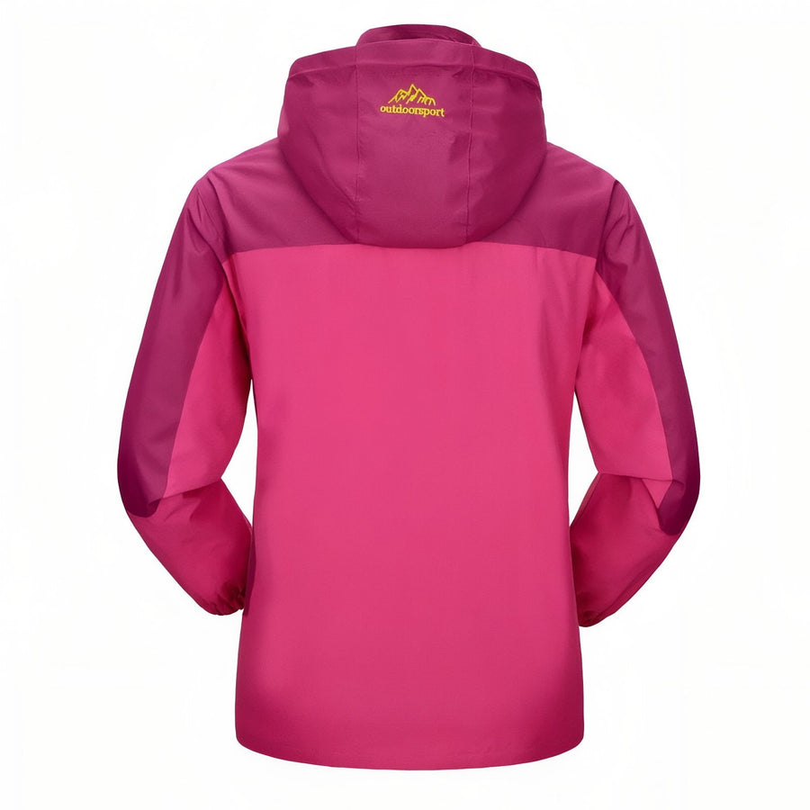 Women's Waterproof Hiking Jacket Breathable Windproof Outdoor Shell – product view 7 | Great Lakes Outdoor