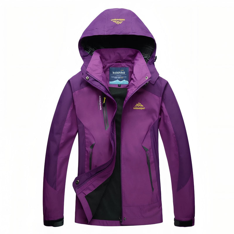Women's Waterproof Hiking Jacket Breathable Windproof Outdoor Shell – product view 18 | Great Lakes Outdoor