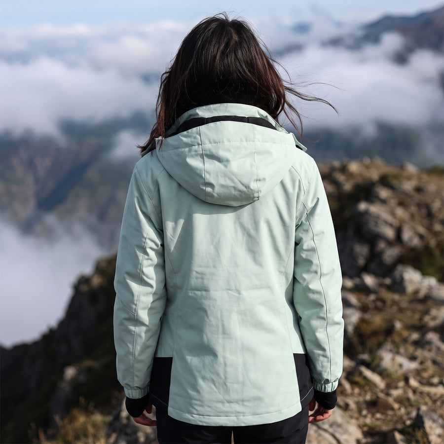 Women’s Waterproof Hiking Jacket Windproof Warm Trekking Coat, product photo 5