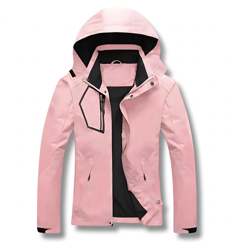 Women’s Waterproof Hiking Jacket Windproof Warm Trekking Coat, product photo 6