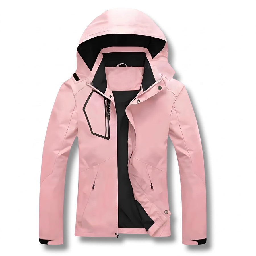 Women’s Waterproof Hiking Jacket Windproof Warm Trekking Coat, product photo 6