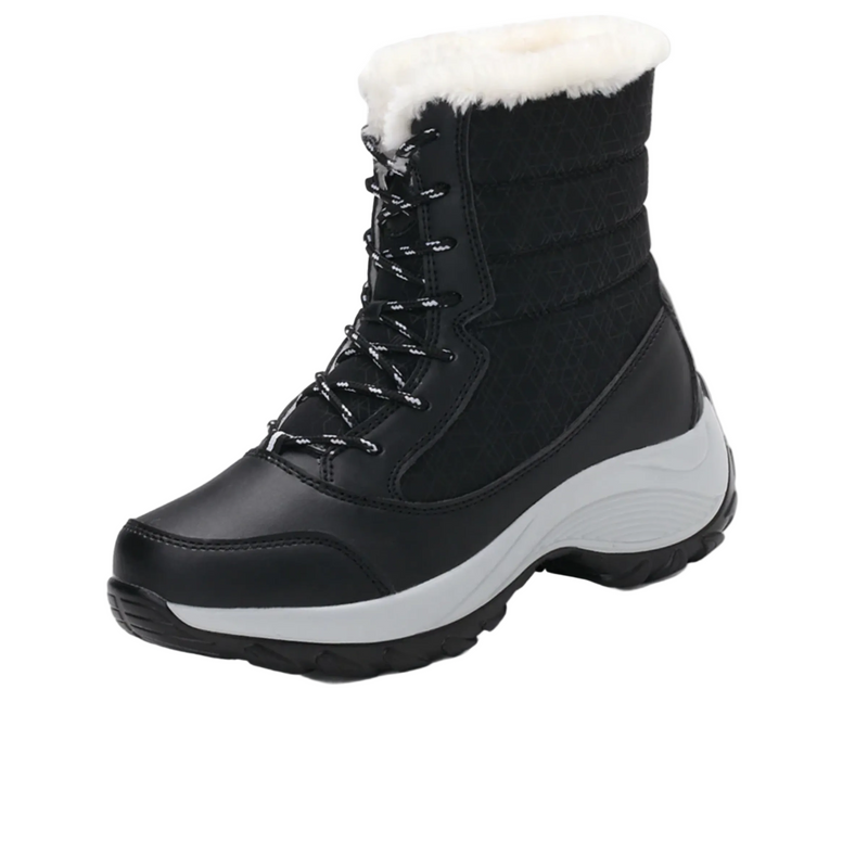 Women's Waterproof Snow Boots Cozy Slip-Resistant Winter Shoes – product view 2 | Great Lakes Outdoor