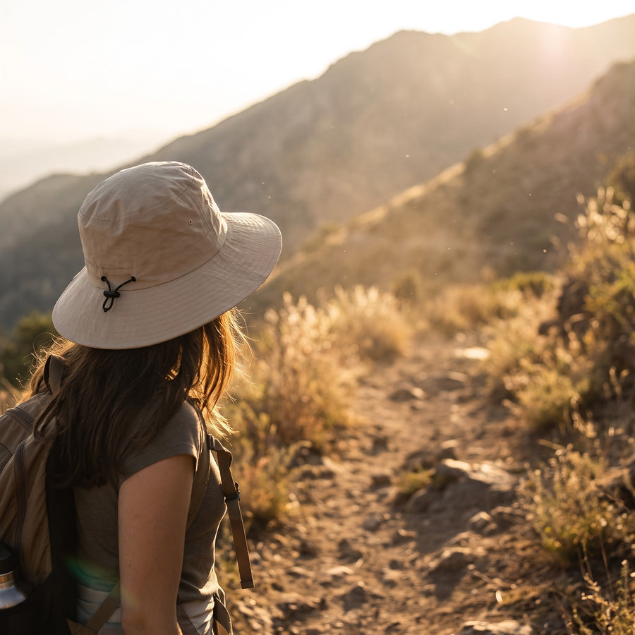 Women’s Wide Brim Hiking Hat Water Repellent Breathable Summer Sun, product photo 3