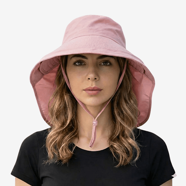 Women's Wide Brim Sun Hat Breathable UV Protection Outdoor Cap