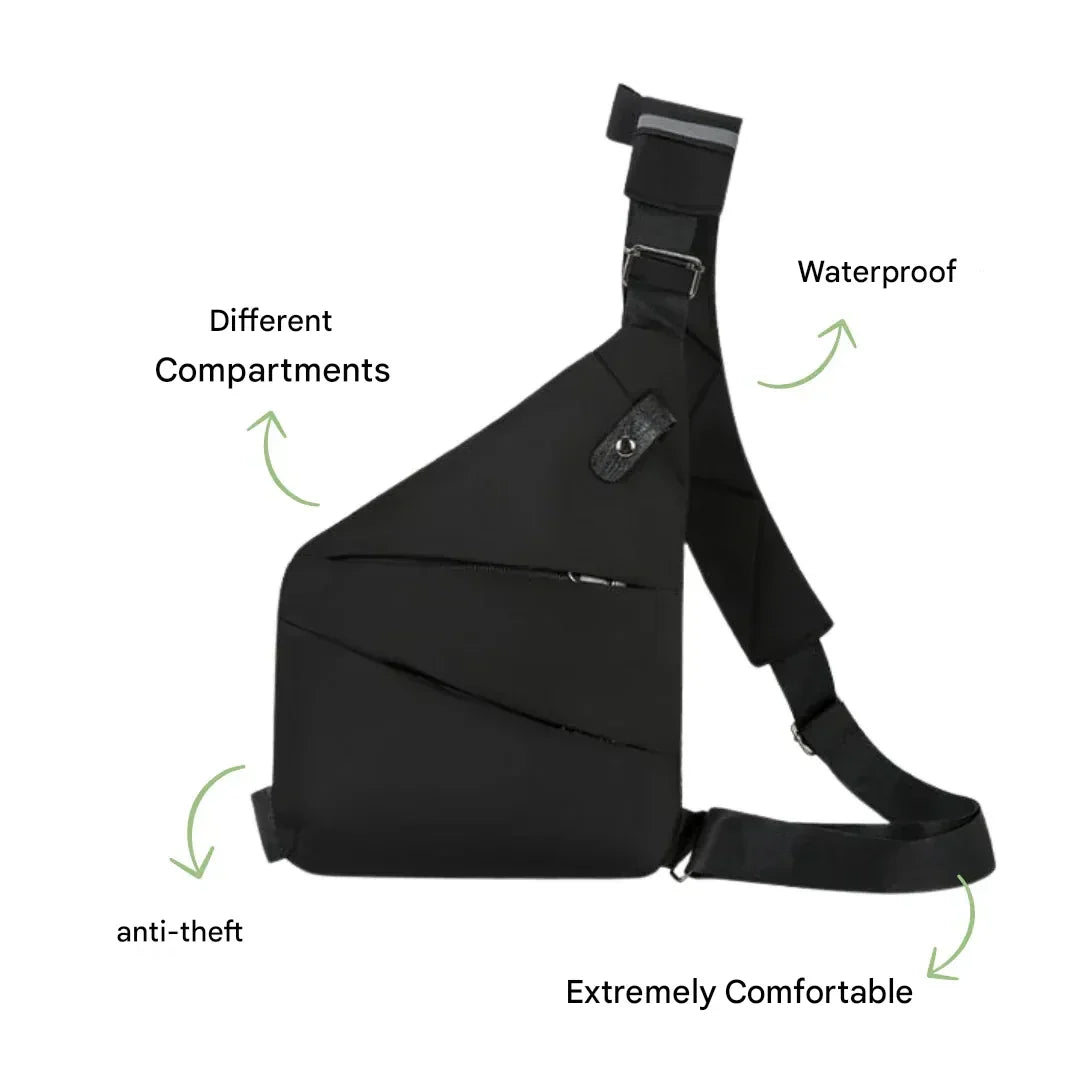 Anti-Theft Shoulder Bag Travel Crossbody Lightweight Sling Bag